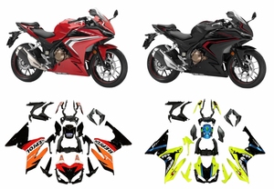 ชุดแฟริ่งมอเตอร์ไซค์แบบฉีดขึ้นรูป สำหรับ <span class=keywords><strong>HONDA</strong></span> <span class=keywords><strong>CBR</strong></span> 500R CBR500 <span class=keywords><strong>R</strong></span> CBR500R ปี 2019 2020 2021 2022 ชุดแฟริ่งตัวถัง - Product Image 5