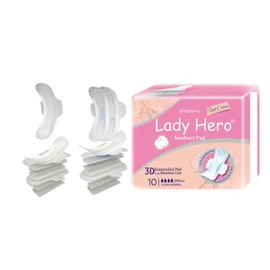 Servilletas sanitarias de algodón orgánico a precio de fábrica, almohadillas de maternidad transpirables femeninas desechables absorbentes para mujer - Product Image 2