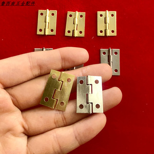 Bisagra para Muebles de 1 Pulgada, Mini, de Hierro, para Montaje en Superficie, Plateada, Blanca, Dorada, Duradera, para Cajas de Madera - Product Image 3