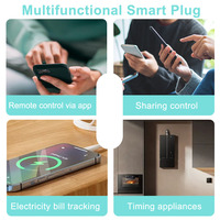 Prise intelligente Tasmota FY12 US avec moniteur d'énergie, écran OLED 4,0-4,9 pouces, résolution 1024x768, AC100-240V, prend en charge le micrologiciel ESP32-C3