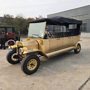 Carrito de Golf Eléctrico Retro Clásico de 6 Plazas con Color Personalizado, Homologado para Circular por la Calle, con Batería de Plomo-Ácido - Product Image 4
