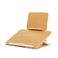 Table d'étude pour enfants en bois massif YD20 Pro avec logo personnalisé, support de lecture double couche et inclinaison d'écriture pour fournitures scolaires et vlog vidéo