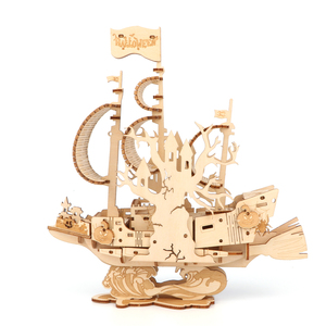 Tùy chỉnh <span class=keywords><strong>3D</strong></span> câu đố bằng gỗ mô hình thuyền buồm giáo dục laser cắt tự làm lắp ráp thủ công quà tặng đồ chơi trang trí - Product Image 6