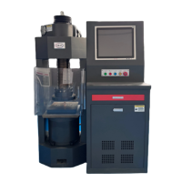Máquina de prueba de compresión manual con pantalla digital 2000KN Generación automática de metadatos para software de cemento de hormigón