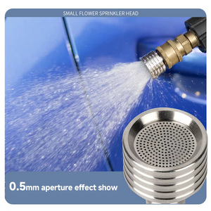 Buse de pulvérisation en acier inoxydable Stim, connexion rapide 1/4 pour pistolet à eau haute pression pour lavage de voiture, argent - Product Image 4