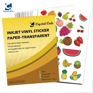 <span class=keywords><strong>Papel</strong></span> <span class=keywords><strong>autoadhesivo</strong></span> de vinilo transparente para impresora de inyección de tinta, <span class=keywords><strong>autoadhesivo</strong></span>, A4 - Product Image 3