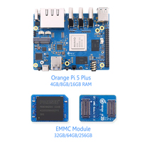 Orange Pi 5 Plus 4G 8G16G RK3588 2,5G Puertos Ethernet duales con extensión PCIE SBC Ejecutar Android Ubuntu Debian OS