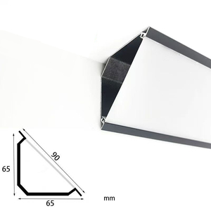 Perfil <span class=keywords><strong>de</strong></span> <span class=keywords><strong>Aluminio</strong></span> para Luz LED <span class=keywords><strong>de</strong></span> Techo y Pared, Canal <span class=keywords><strong>de</strong></span> Luz LED para Paneles <span class=keywords><strong>de</strong></span> Yeso, Aleación Blanca - Product Image 1