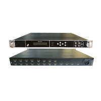 Codificador Modulador HD MI 4 8 12 16 20 24 H.264 con Entrada IP a DVB-C/T RF para Sistema CATV