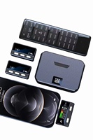 Microphone cravate sans fil Sx66 C 5V USB 115DB Mini carte son d'enregistrement Chargebox Clip de col à distance pour micros de col Enregistrement
