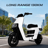 Scooter électrique 1200W 130km, moto, cyclomoteur de livraison homologué pour la route, pour adultes, vélo électrique