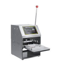 Machine de scellage manuelle pour barquettes alimentaires en aluminium, formes rectangulaires, ovales, rondes et carrées, pour couvercles de boîtes et de contenants