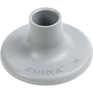 Patas de goma para sillas de ducha (x4 unidades), tapas para sillas de ducha para tubos de 28 mm, color gris KMINA K30034 - Product Image 5