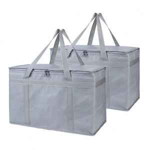 Bolsas de Almacenamiento Reutilizables con Aislamiento Térmico de Triple Capa, Multifuncionales, Plegables con Cierre, para Comestibles - Product Image 4