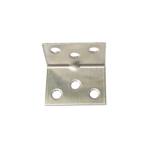 Support d'angle en acier inoxydable Hanweisong en forme de L 35x26x26mm, connecteur de quincaillerie pour étagère et mobilier - Product Image 2