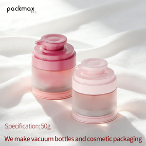 50ml PP Vacuum <b>Pump</b> <b>Bottle</b> – Empty Refillable Cosmetic Lotion <b>Dispenser</b> - Product Image 5