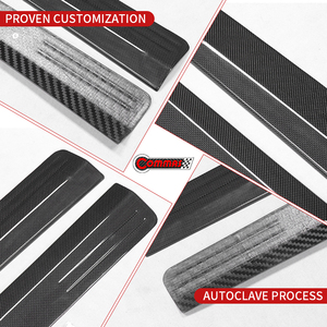 Latest New Design OEM Style <b>Car</b> Auto Parts Dry Carbon Fiber <b>Car</b> Welcome <b>Pedal</b> for Ferrari 458 - Product Image 2