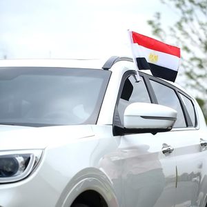 Drapeau de voiture personnalisé Égypte, style national, pour événements sportifs, galas, <span class=keywords><strong>voyages</strong></span> routiers, décoration patriotique - Product Image 1