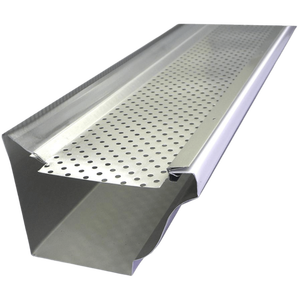 North America Estándar 6 pulgadas 4 pies Aluminio Leafguard <span class=keywords><strong>Gutter</strong></span> Guard - Product Image 2