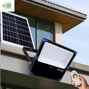 HK misai năng lượng mặt trời lũ Đèn tường không thấm nước IP66 1800lm năng lượng mặt trời Vườn Đèn năng lượng mặt trời mạnh mẽ ánh sáng dẫn đèn pha ngoài trời trang trại - Product Image 1