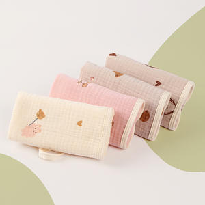 Tốt nhất bông hình chữ nhật nhỏ cầu vồng màu hồng gấu bé Khăn ợ nhẹ nhàng khăn bé khăn lau khăn cho trẻ sơ sinh - Product Image 3