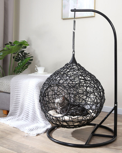 Новый дизайн, ротанговый Плетеный домик для собак и кошек, подвесной ротанговый стул для кошек - Product Image 5