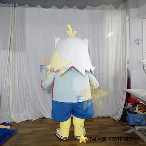 Funtoys Aanpassen <span class=keywords><strong>Chick</strong></span> <span class=keywords><strong>White</strong></span> Haan Mascotte Kostuum Fancedress Chicken Disfraz De Halloween Kostuum Voor Volwassen Cosplay Carnaval - Product Image 3