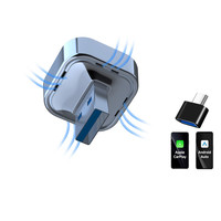 Boîte CarPlay sans fil, Android Auto, projection d'écran interconnectée en voiture, module adaptateur 2 en 1