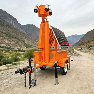 Sistema di Sorveglianza CCTV <span class=keywords><strong>Solare</strong></span> Compatto e Pieghevole su Rimorchio per Implementazione Rapida in Zone Montane Remote - Product Image 1