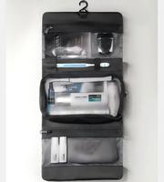 Neceser de Viaje Impermeable para Hombre, de Tela Oxford, con Cierre Magnético, Organizador de Artículos de Aseo, Gran Capacidad, Plegable, Kit de Afeitado