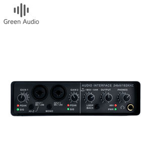 Kit de equipo de transmisión de música en casa para estudio profesional, micrófono de grabación de interfaz de Audio Usb, auriculares, canto - Product Image 2