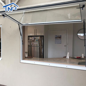 Finestra Moderna Americana Pieghevole con Persiana, Vetro Temperato Isolante, Telaio in Lega di Alluminio con Pistone a Gas - Product Image 2