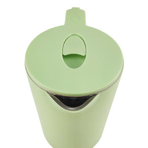 <span class=keywords><strong>Bouilloire</strong></span> à double paroi verte de 2,0 L, intérieur en acier inoxydable, indicateur LED, arrêt automatique et protection contre l'ébullition à sec, 360° °   Base, usine OEM - Product Image 4