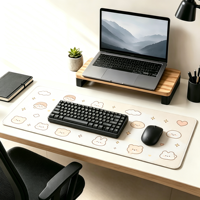 Alas Meja Gaming Besar Custom TTX Multi-ukuran, Mouse Pad Hitam Anti Air Anti-selip, Supplier Grosir Perlengkapan Gaming Kantor