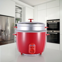 Usine chinoise en gros Portable ménage Mini rouge en plastique électrique tambour cuiseur à riz 0.3L-2.8L