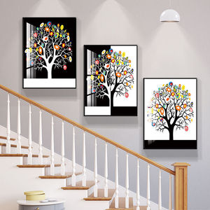 Phòng khách trang trí hoa Áp phích in hiện đại trang trí nội thất tường Hình ảnh Bắc Âu trừu tượng tường nghệ thuật sứ sơn - Product Image 2