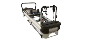 Máquina de <span class=keywords><strong>Pilates</strong></span> Reformer Comercial Megacore Directo de Fábrica, Aleación de Aluminio Blanca, OEM Personalizado, para Estudio de Fitness - Product Image 5