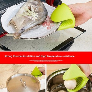 Gants en silicone épaissis pour four à micro-ondes, anti-brûlure, isolation thermique, pince à main haute température - Product Image 4