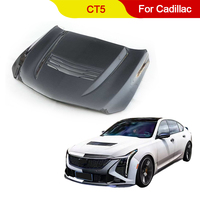 Capot avant personnalisé en fibre de carbone sèche pour Cadillac CT5 2025 2026 V Blackwing, capot moteur en fibre de carbone, aileron arrière