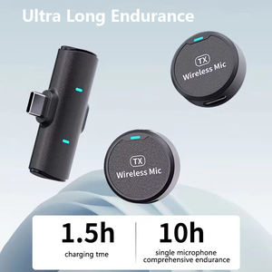 Zoom M1 2,4G Micrófono Lavalier de solapa inalámbrico Micrófonos de botón redondo profesional para Vlog Youtube - Product Image 4