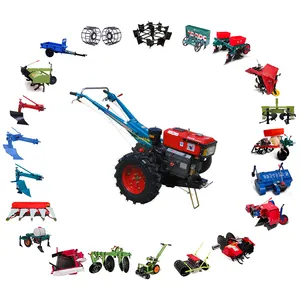 Rastrillo para caminar, tractor de 20HP, 22HP, 8hp, 10hp, 12hp, 15hp, 18hp, gran oferta