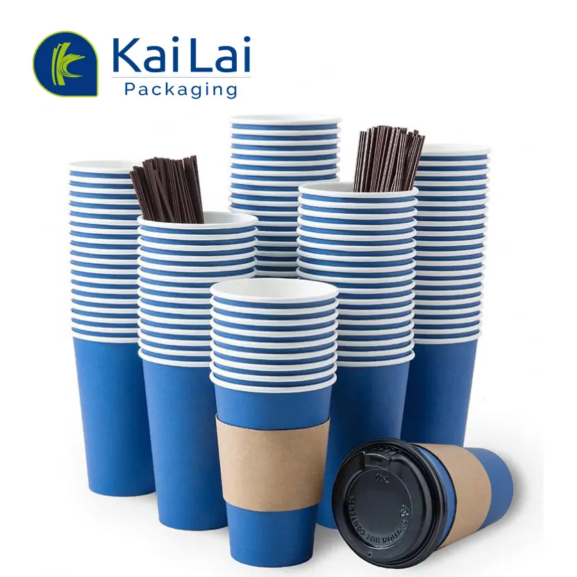 Kartonnen Koffie Cups Dispos Cup Koffie 22Oz Paper Cups Voor Koop Vasos Desechables Karton Bardak