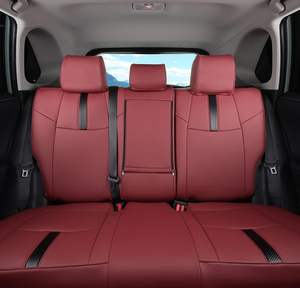 2014-2025 pour <span class=keywords><strong>Toyota</strong></span> pour <span class=keywords><strong>RAV4</strong></span> Napa cuir Sport Design haute qualité résistant à l'usure en Fiber de carbone motif <span class=keywords><strong>housse</strong></span> de siège de voiture - Product Image 3