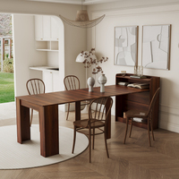 Nouvel arrivage en stock - Table à manger moderne en bois de marque REMA, pliable et extensible, en céramique frittée, origine Shandong, meilleur prix