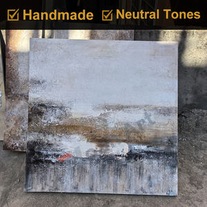 Peinture abstraite originale personnalisée moderne faite à la main sur <span class=keywords><strong>toile</strong></span> tendue pour la décoration <span class=keywords><strong>de</strong></span> la maison ou l'art d'hôtel - Product Image 4