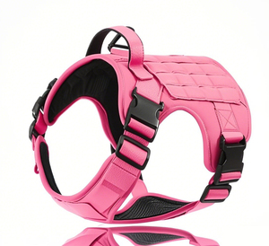 Harnais tactique pour chien de grande taille, harnais d'entraînement réglable pour animaux de compagnie, harnais réfléchissant pour chien K9, pour <span class=keywords><strong>berger</strong></span> allemand, <span class=keywords><strong>malinois</strong></span> - Product Image 4