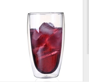 Vaso de Vidrio Borosilicato de Doble Pared Transparente de 250/350/450 ml, Personalizado y Superventas, con Tapa para Café, Capuchino, Leche y Otras Bebidas de Oficina - Product Image 3