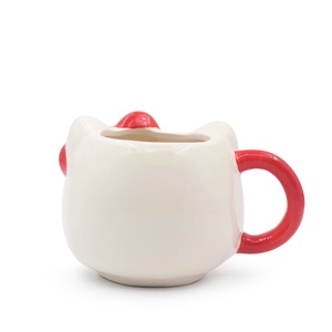 Taza Ecológica Creativa con Diseño de Gato, Adorable y Elegante, con Lazo, para Niños, 3D, para Publicidad y Promoción - Product Image 4