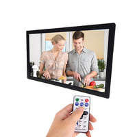 Pro Bisa Dipasang Di Dinding, Bingkai Foto Digital Full HD 32 Inci dengan Fungsi Remote Control, Pemutar Musik Video, Kalender, Jam