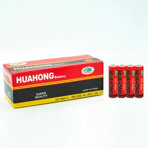 Huahong 1.5V Afstandsbediening Batterij R6 Aa UM3 Carbon Zink Batterij